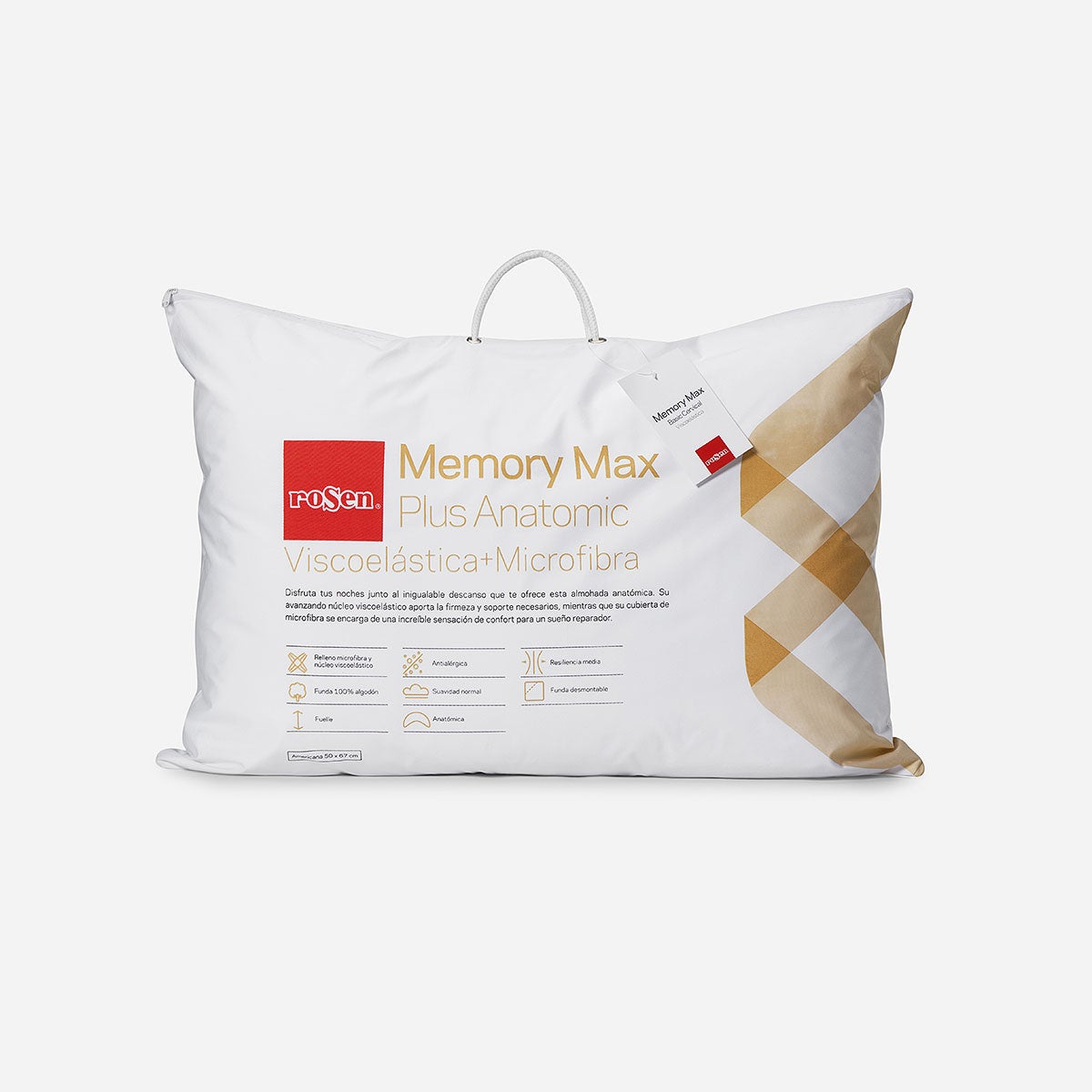 Almohada Viscoelástica Memory Max Plus Anatomic