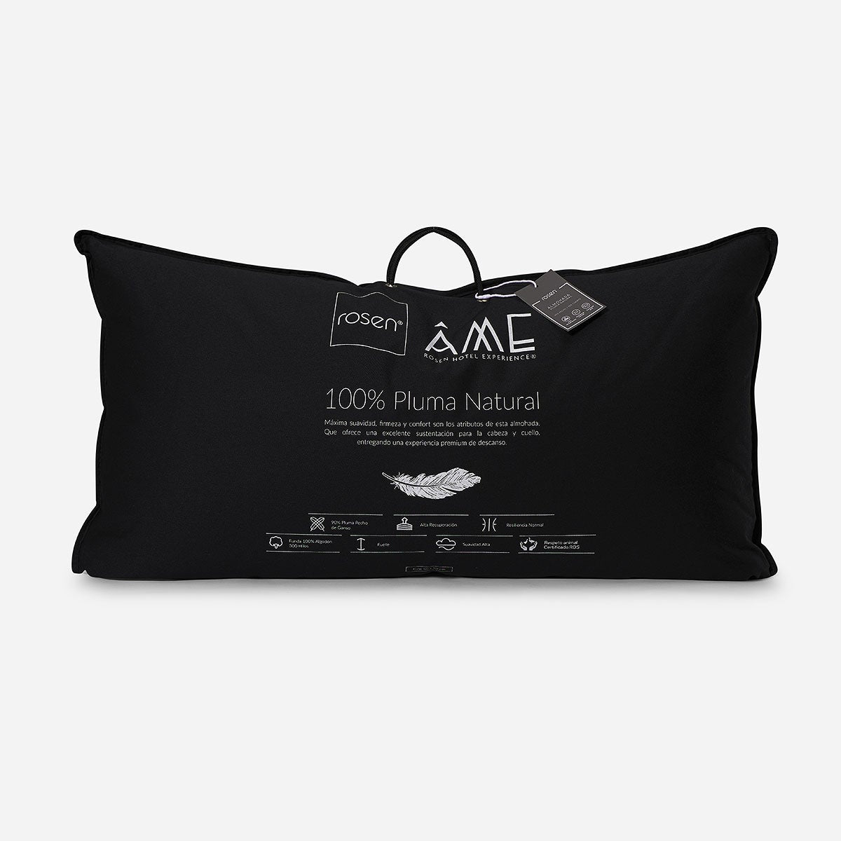 Almohada Pluma Natural 90% Pecho Ame