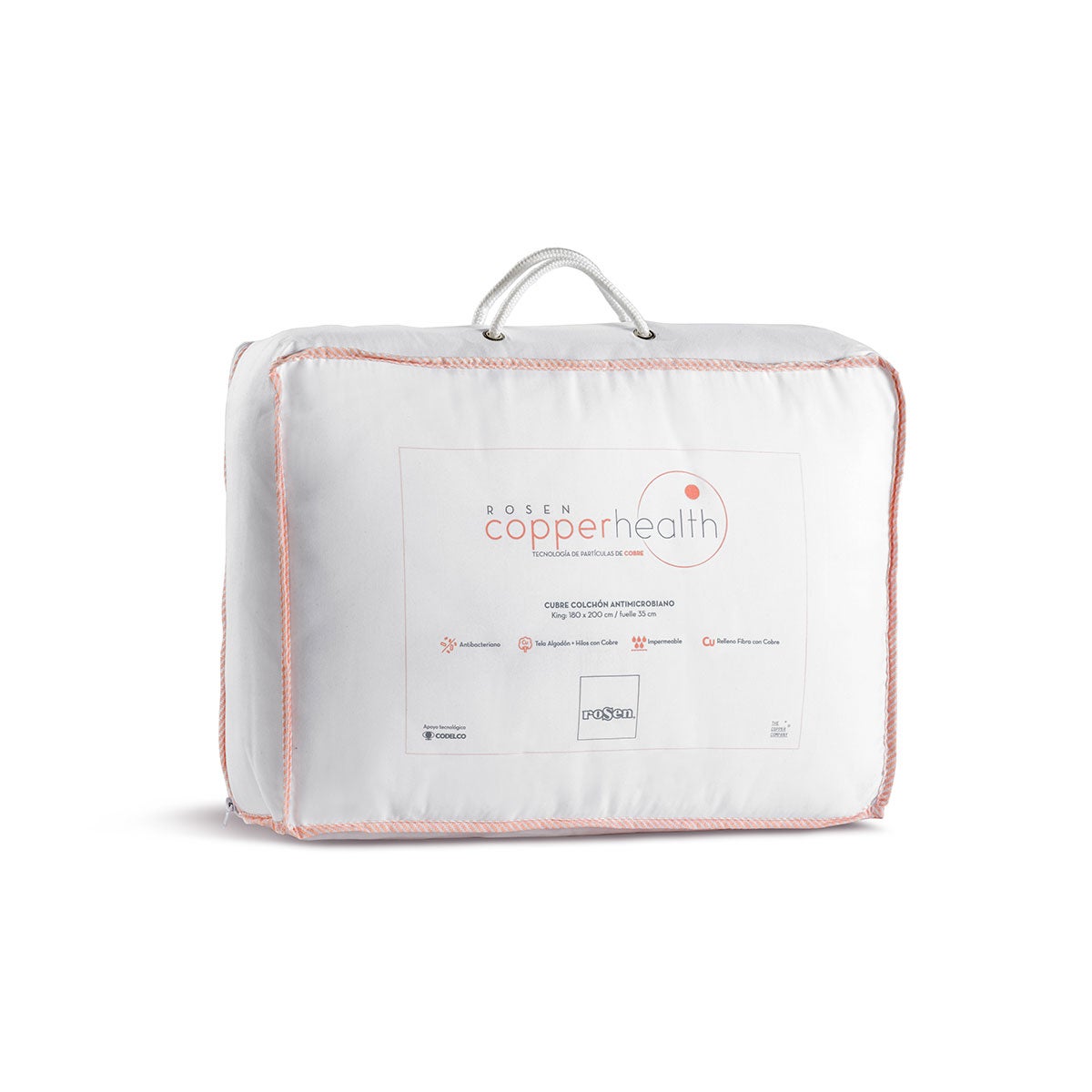 Cubrecolchón Copper Health Impermeable