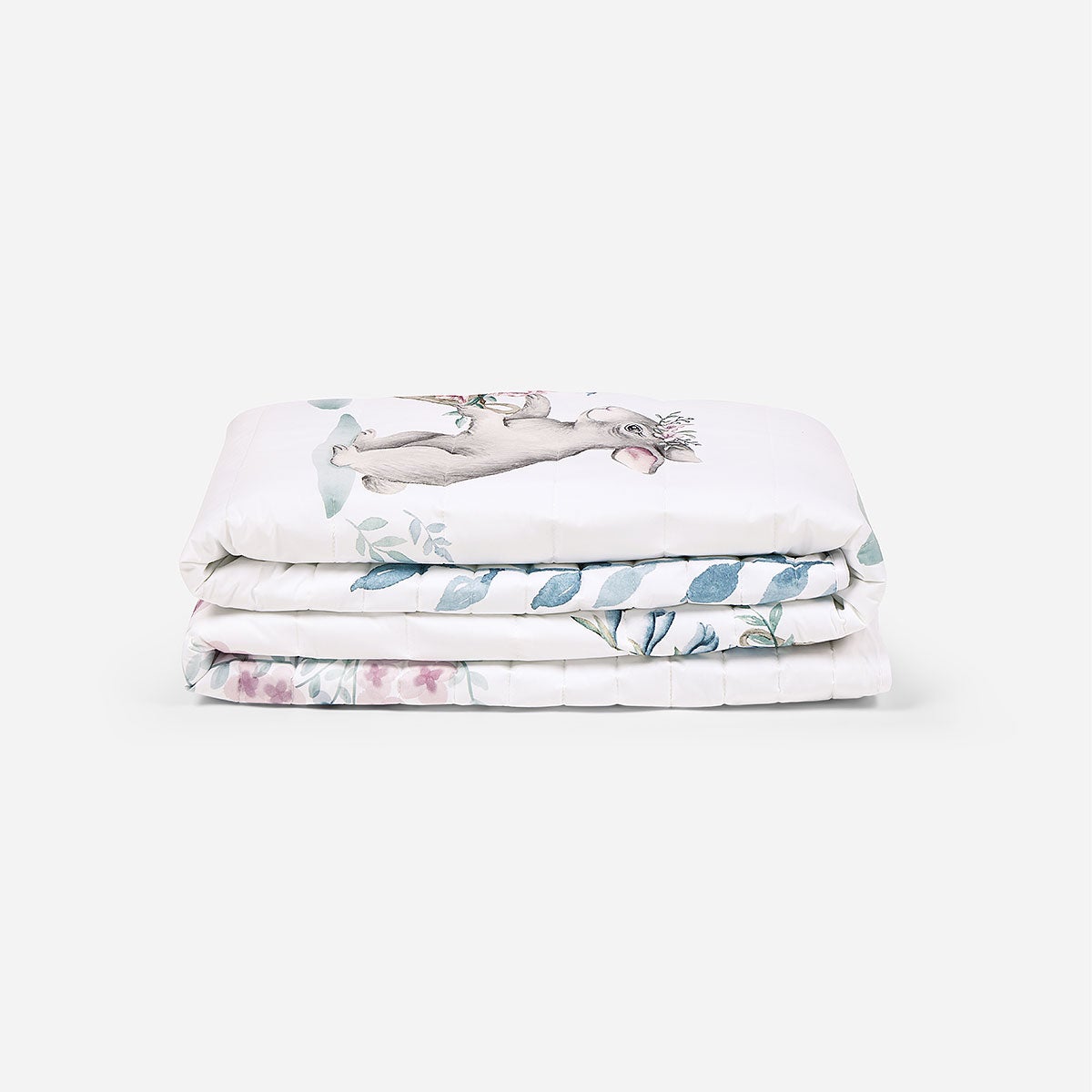 Cubrecama Algodón Kids Reversible Botánico