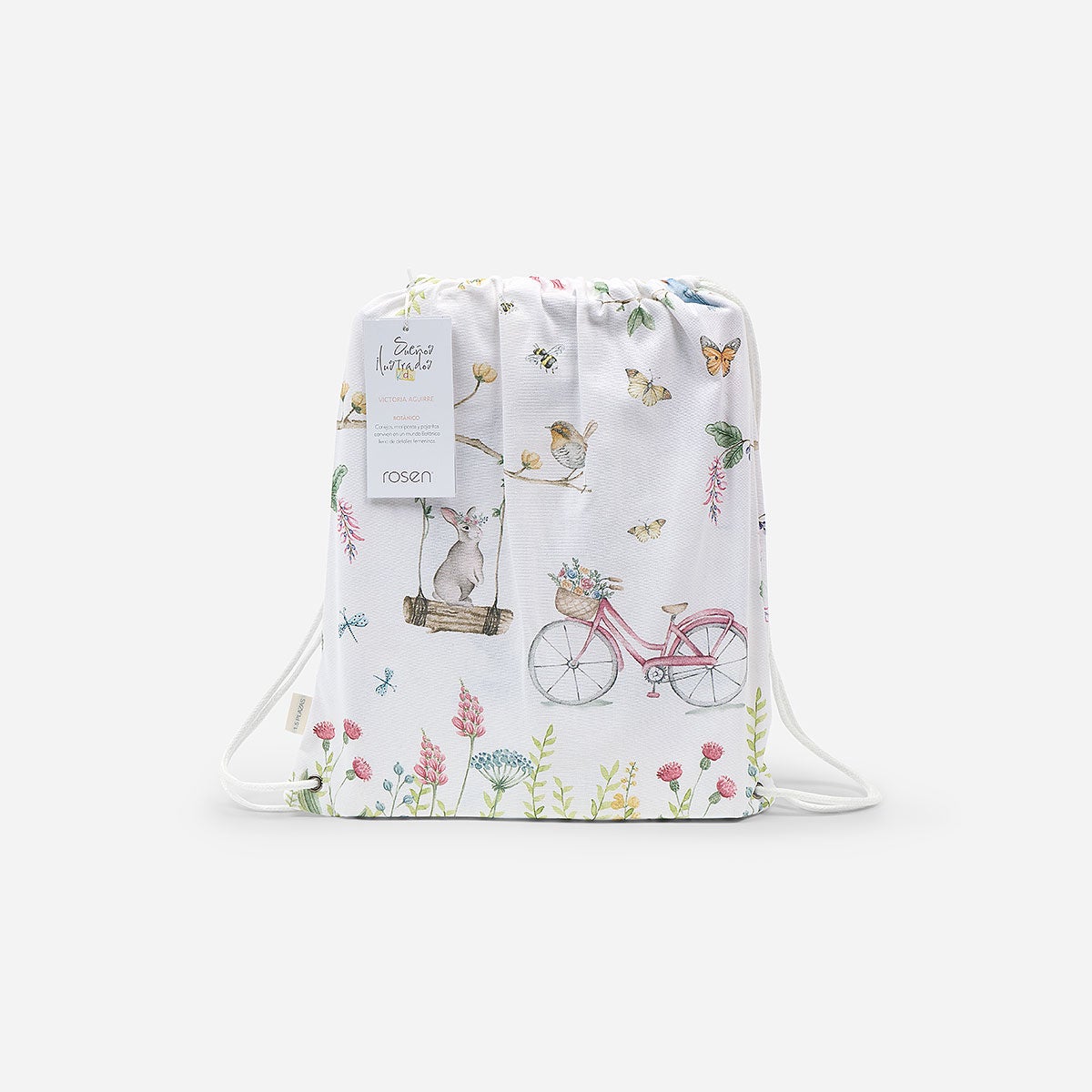 Funda Plumón Algodón Kids Reversible Botánico