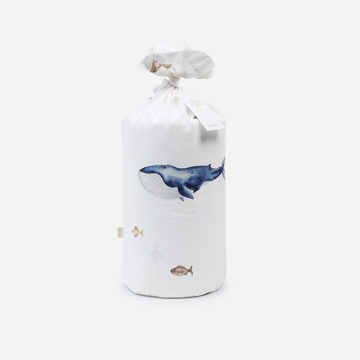 Cubrecama Algodón Kids Reversible Ballenas