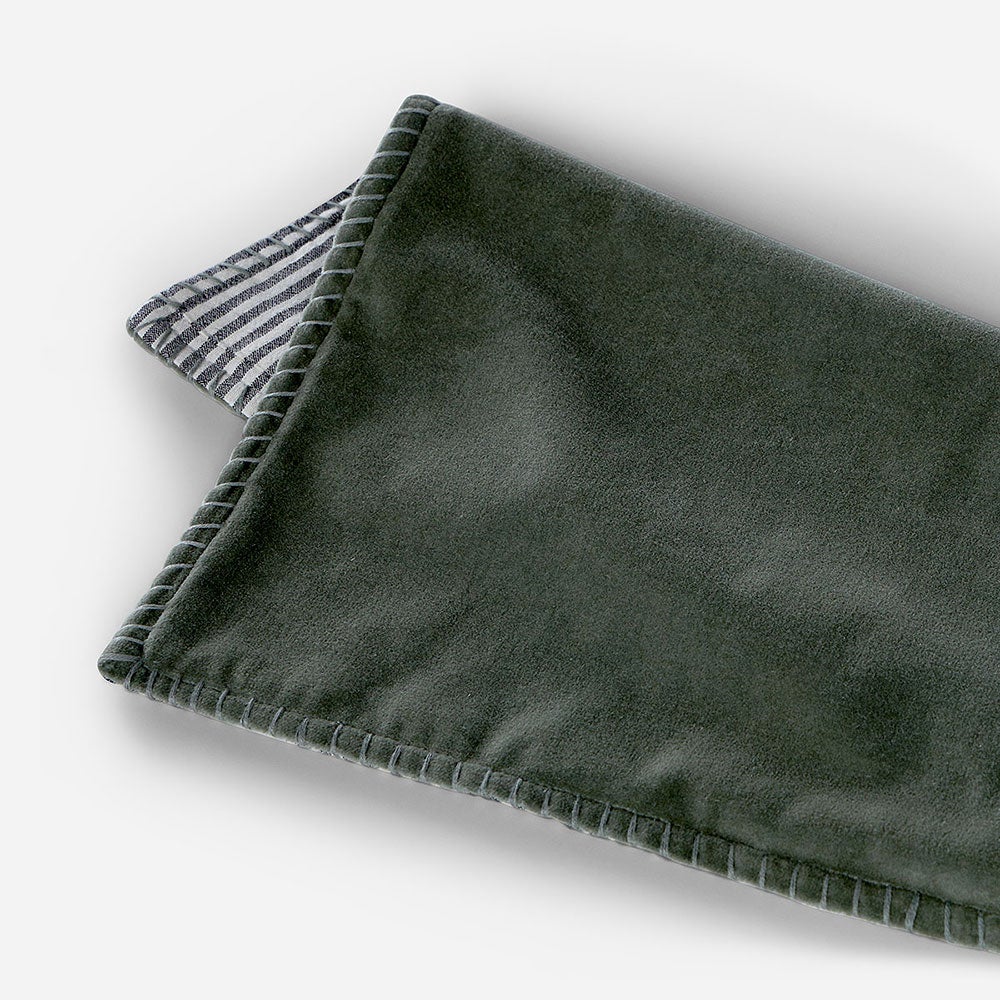 Funda de Cojín Velvet Stripes 60 x 40 cm
