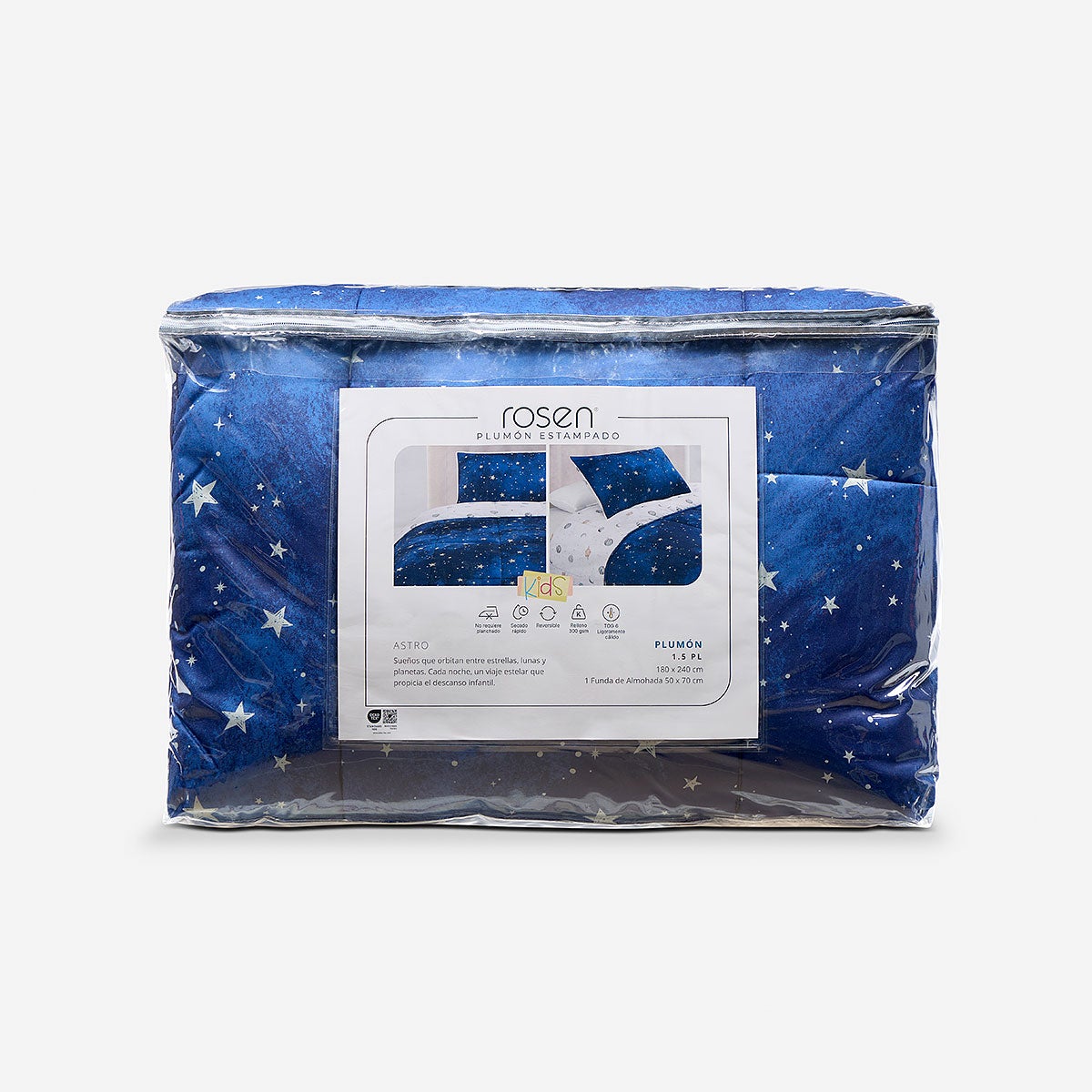 Plumón Microfibra Kids Astro