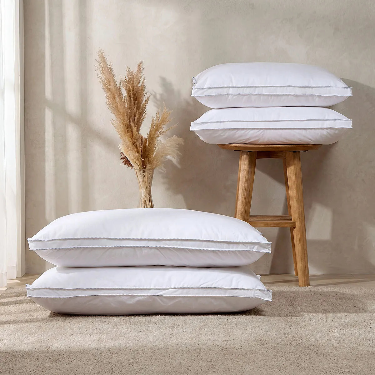 Set 2 Almohadas Microfibra Feel
