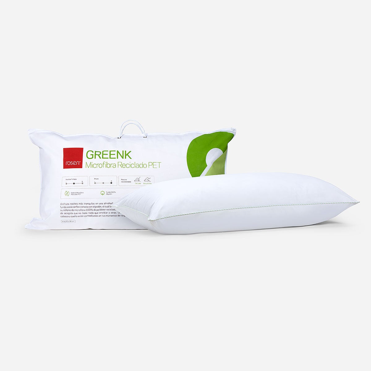 Almohada Microfibra Pet Greenk