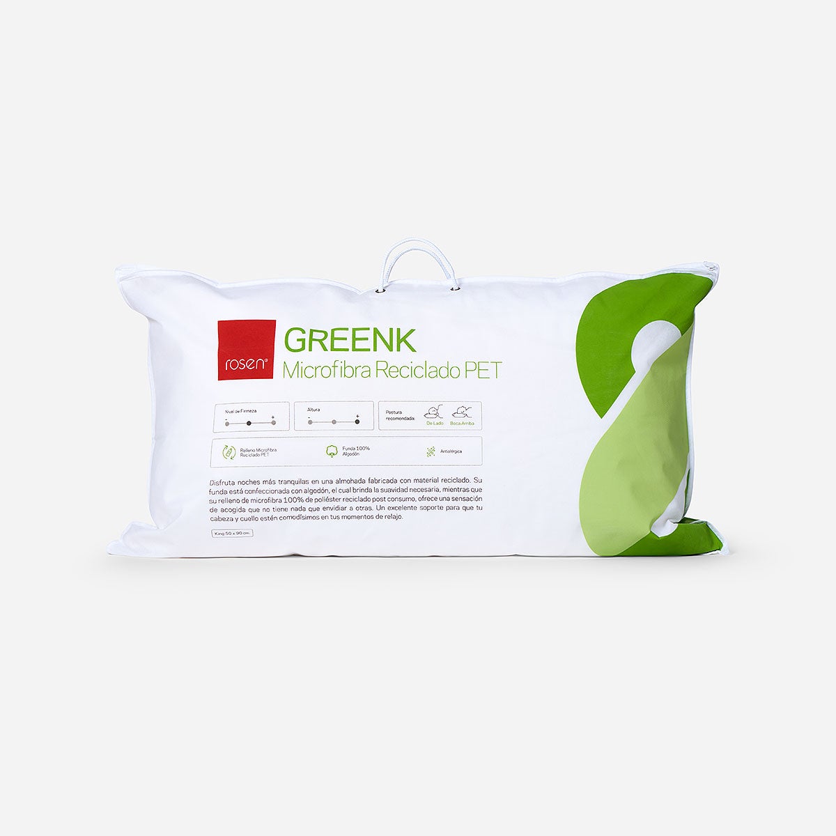 Almohada Microfibra Pet Greenk