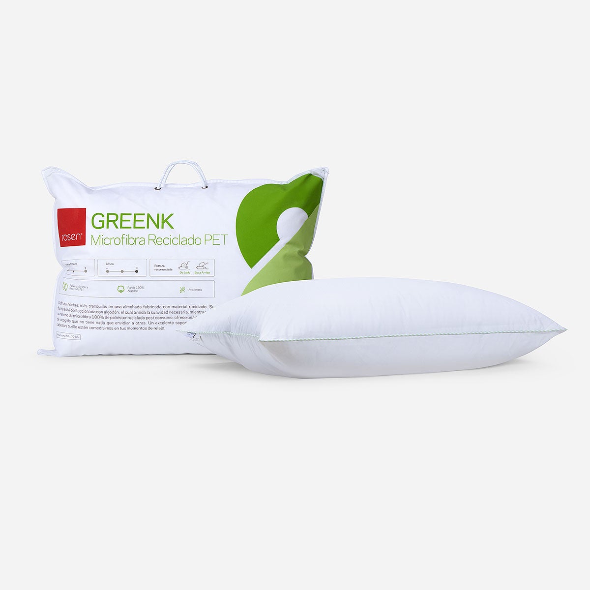 Almohada Microfibra Pet Greenk
