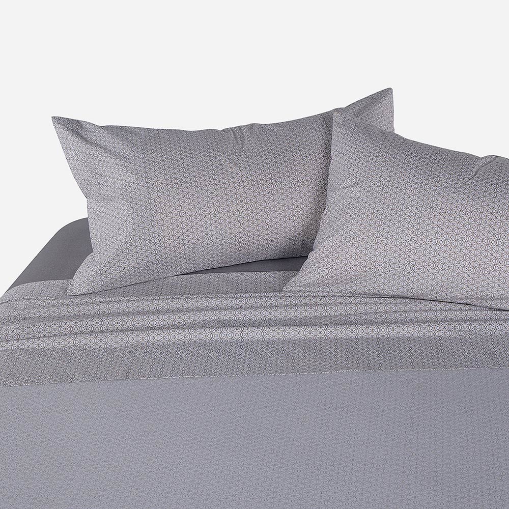 Sábana 180 Hilos Polycotton Miniprint Knox