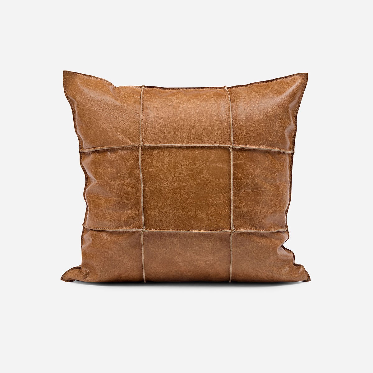 Funda Cojín Cuero Hunter Oatmeal 50 x 50 cm