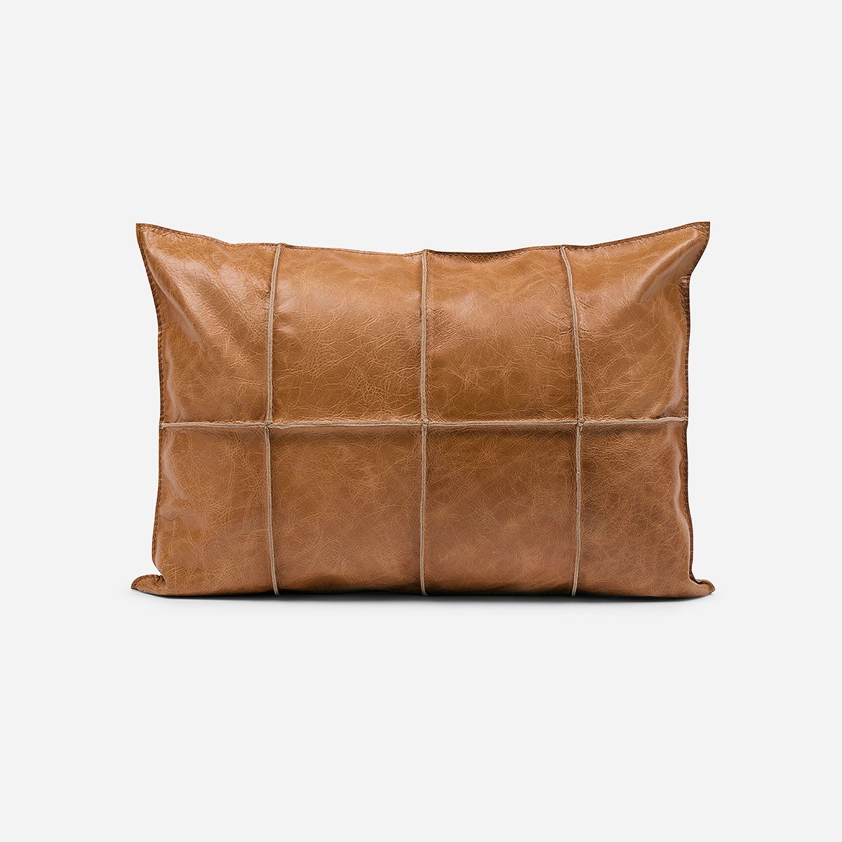 Funda Cojín Cuero Hunter Oatmeal 35 x 50 cm