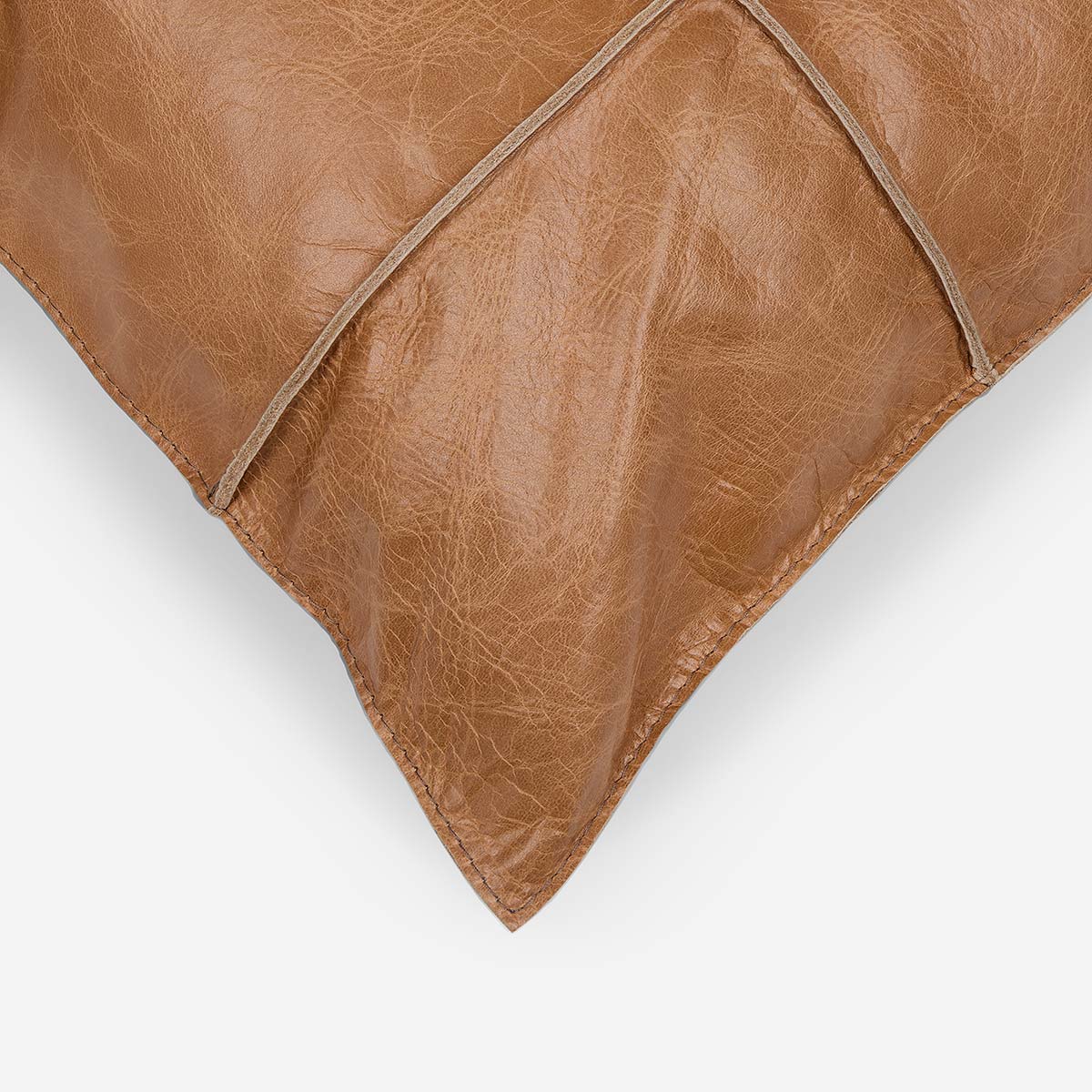 Funda Cojín Cuero Hunter Oatmeal 35 x 50 cm