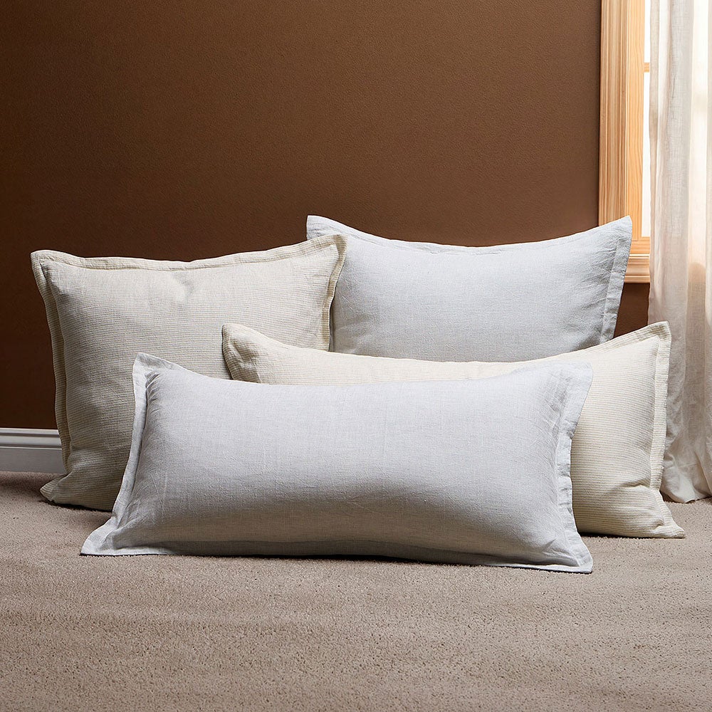 Cojín Lino Natural Stripes 65 x 65 cm